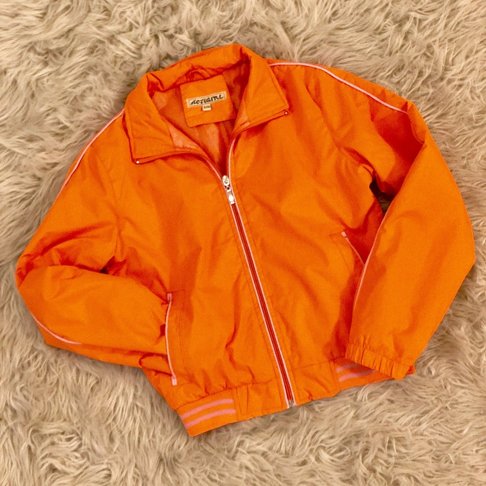 PRICE DROP! Orange Bomber Puffer Jacket